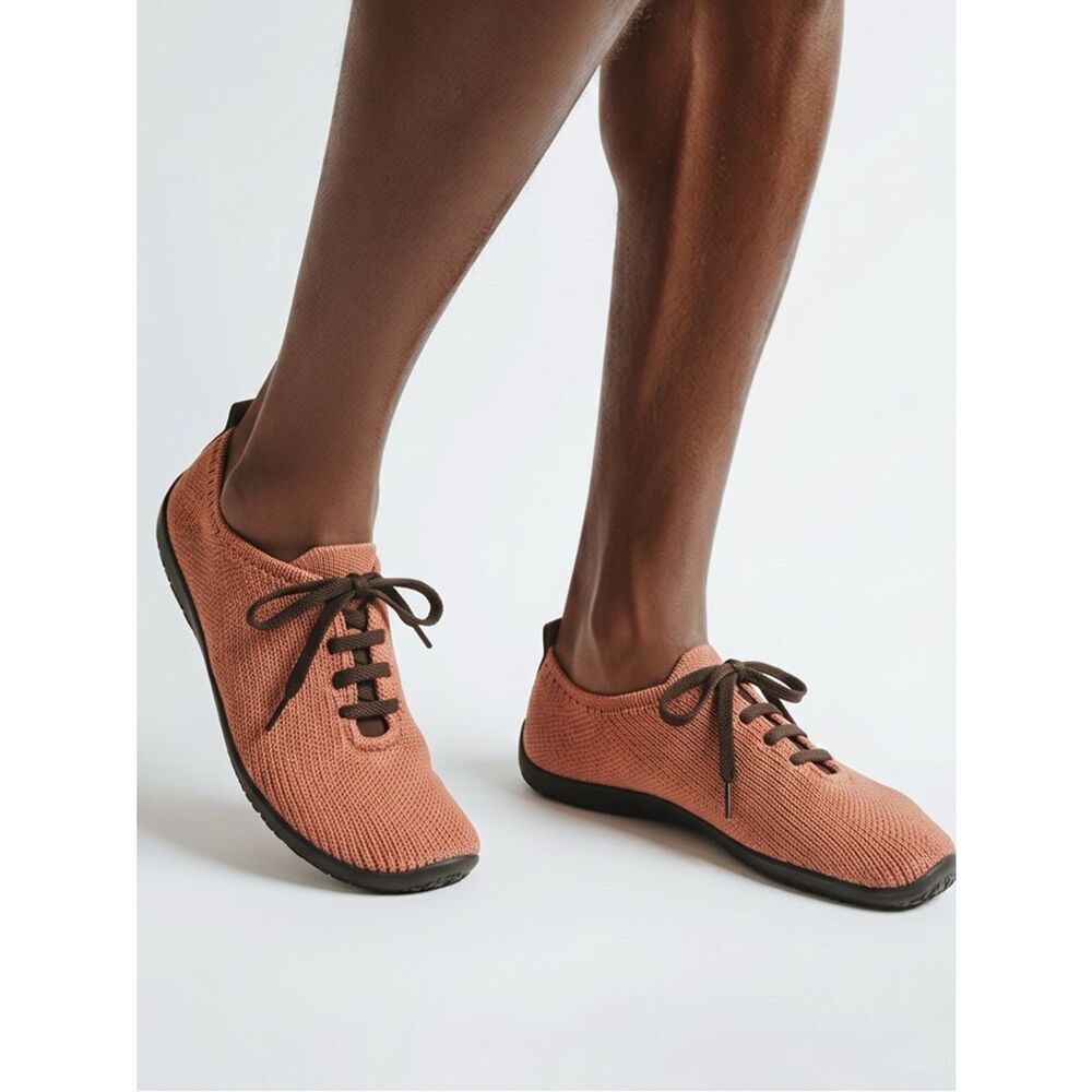 NIB Arcopedico Women’s LS Knit Shoe Vegan Comfort Shoe Color Brick - 39/8.5
